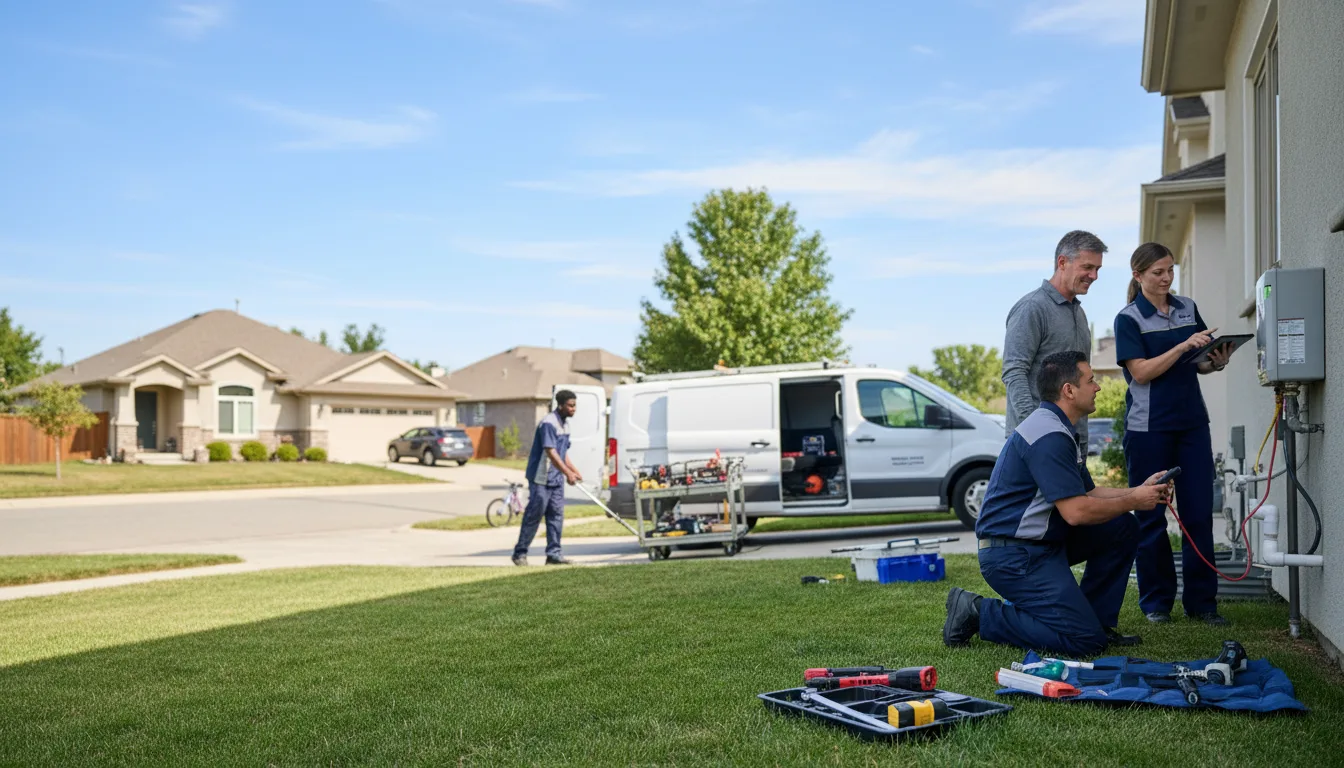 Tankless water heater service in Kerens, TX